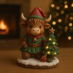 Elena | Illuminated Christmas Figurine by the Tree