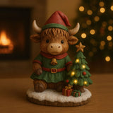 Elena | Illuminated Christmas Figurine by the Tree