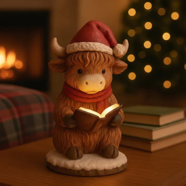 Sebastian | Illuminated Christmas Reading Figurine