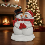 Adam & Klara | Christmas Snowman Couple Figurine