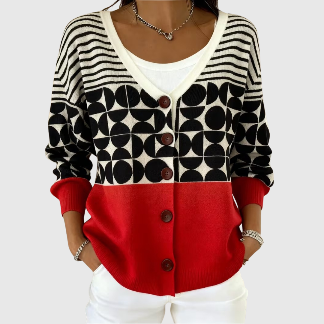 Comfortable Knitted Cardigan with Buttons – product image 1