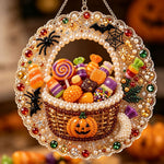 Halloween Candy Basket – DIY Diamond Art Hanging Decoration – product image 1
