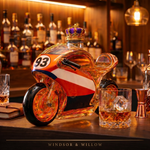Motorcycle Champion Whisky Decanter