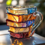 Original Handcrafted 3D Reading Mug