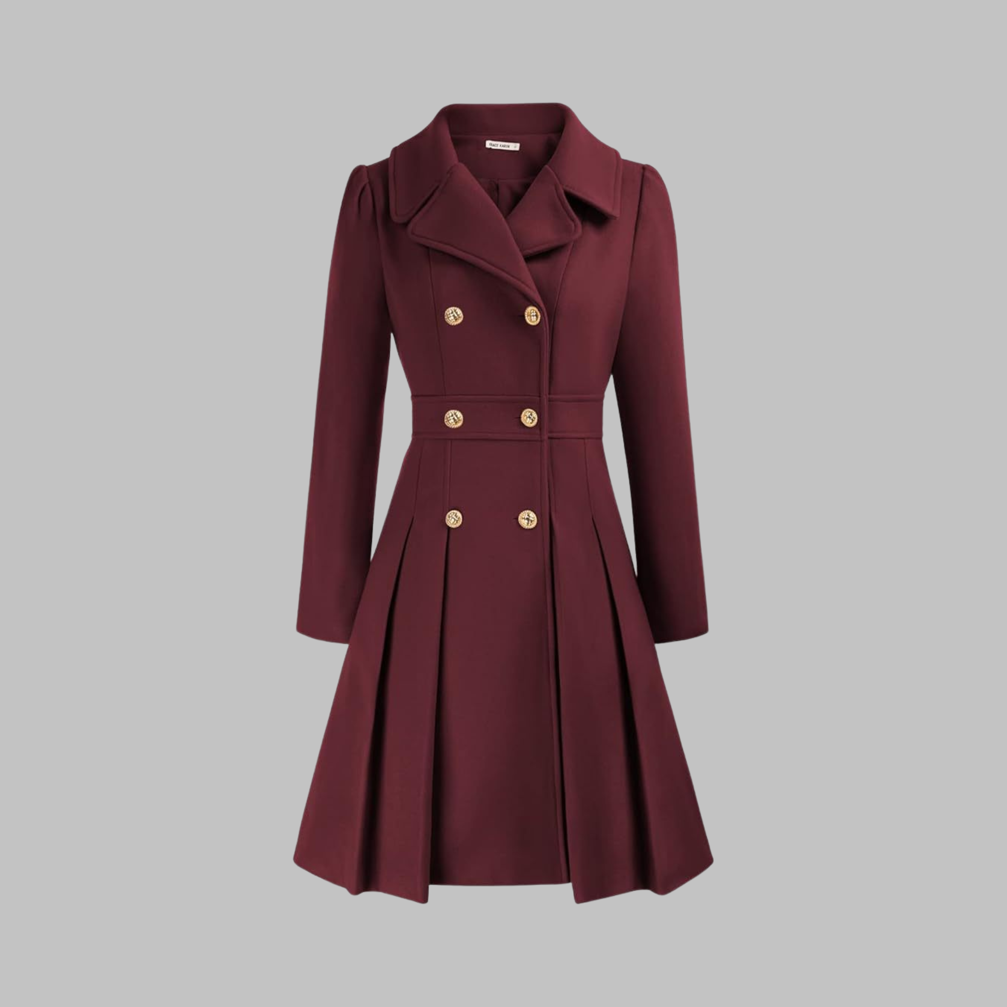 Amelia - Elegant Long Sleeve Coat