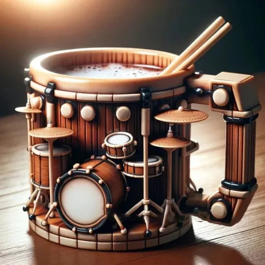 3D Drum Kit Mug