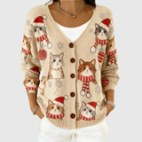 Comfortable Knitted Cardigan with Buttons – product image 1