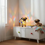 Pug | Stained-Glass-Style Lamp