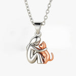 Cat Embrace Necklace, view 2