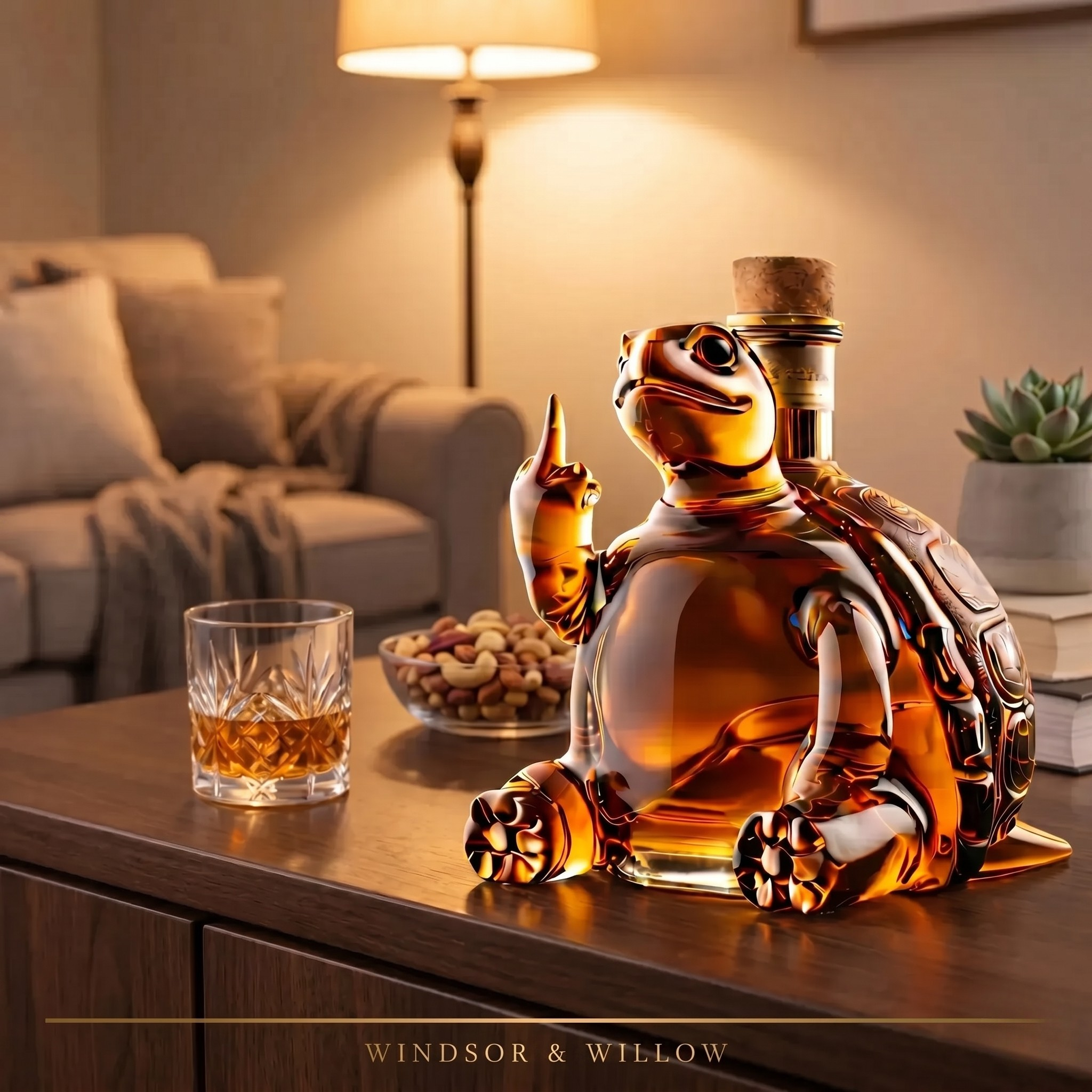 Black Label Whisky Decanter | FQ Edition, view 8