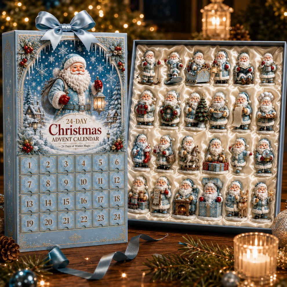 Frosted Santa Ornament Advent Calendar – 24 Days – image 5