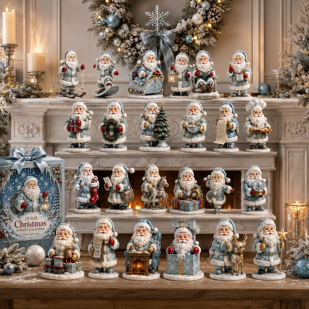 Frosted Santa Ornament Advent Calendar – 24 Days – image 4
