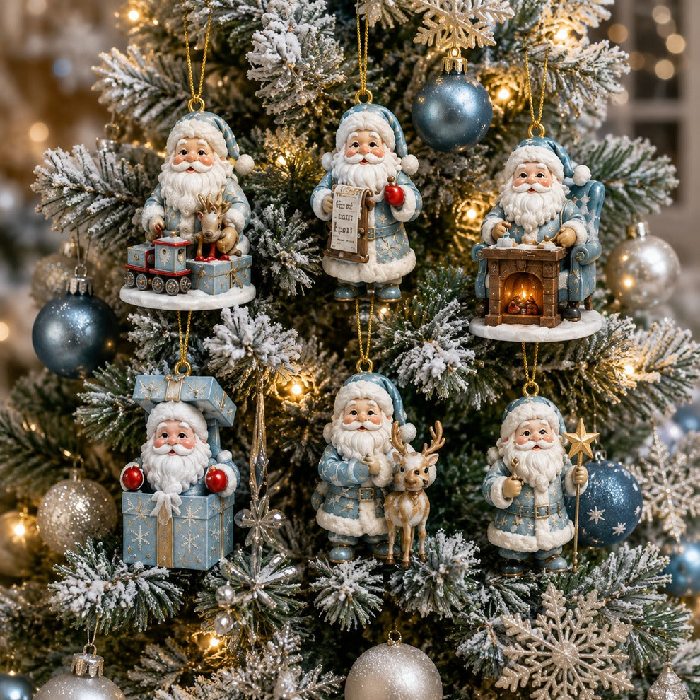 Frosted Santa Ornament Advent Calendar – 24 Days – image 6