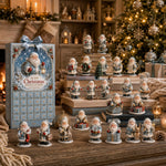 Frosted Santa Ornament Advent Calendar – 24 Days – image 1