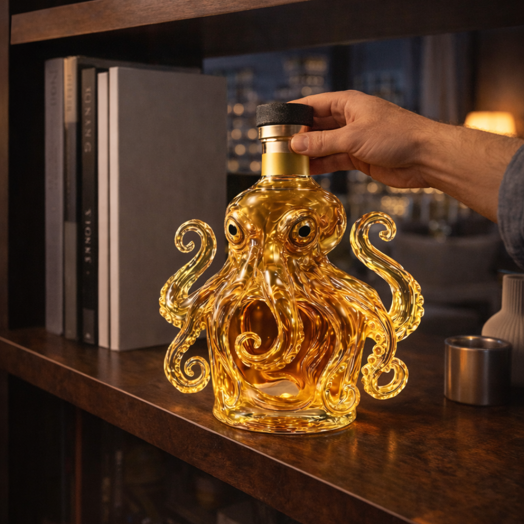 Octopus Whisky Decanter | CT Edition, view 3