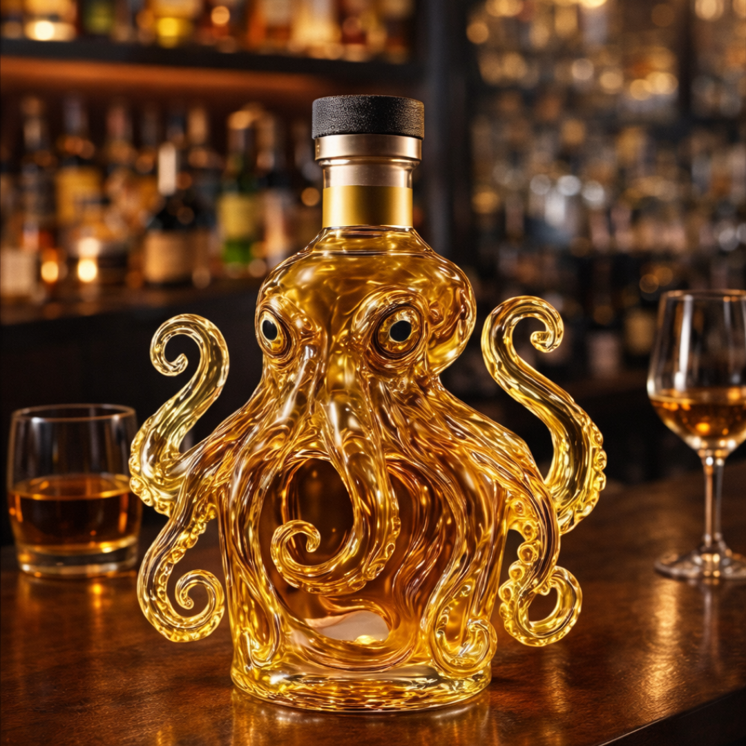 Octopus Whisky Decanter | CT Edition, view 2