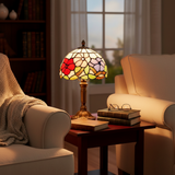 ROSAVIA | Vibrant Tiffany-Style Table Lamp, view 2