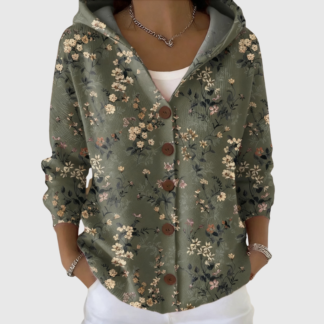 Comfortable Knitted Cardigan with Hood – product image 1