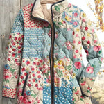 Quilted Jacket in Floral Patchwork – product image 2