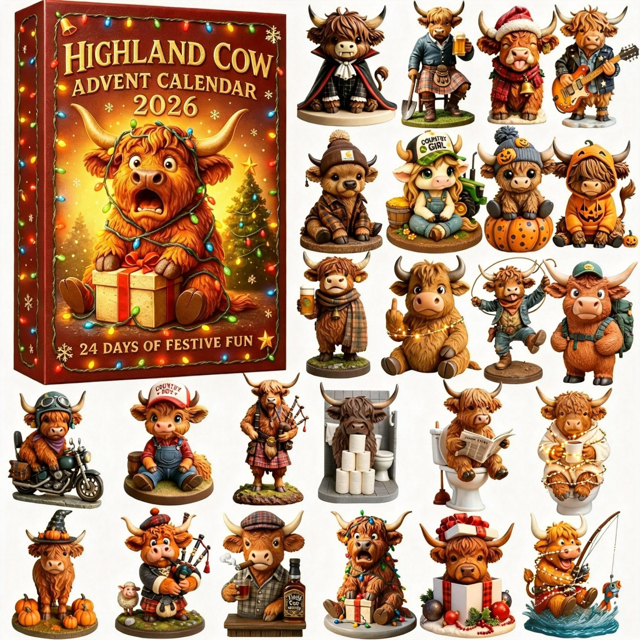 Highland Cow Advent Calendar 2026 – image 2