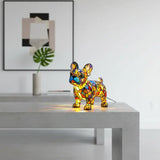 French Bulldog | Stained-Glass-Style Lamp