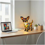 Chihuahua | Stained-Glass-Style Lamp