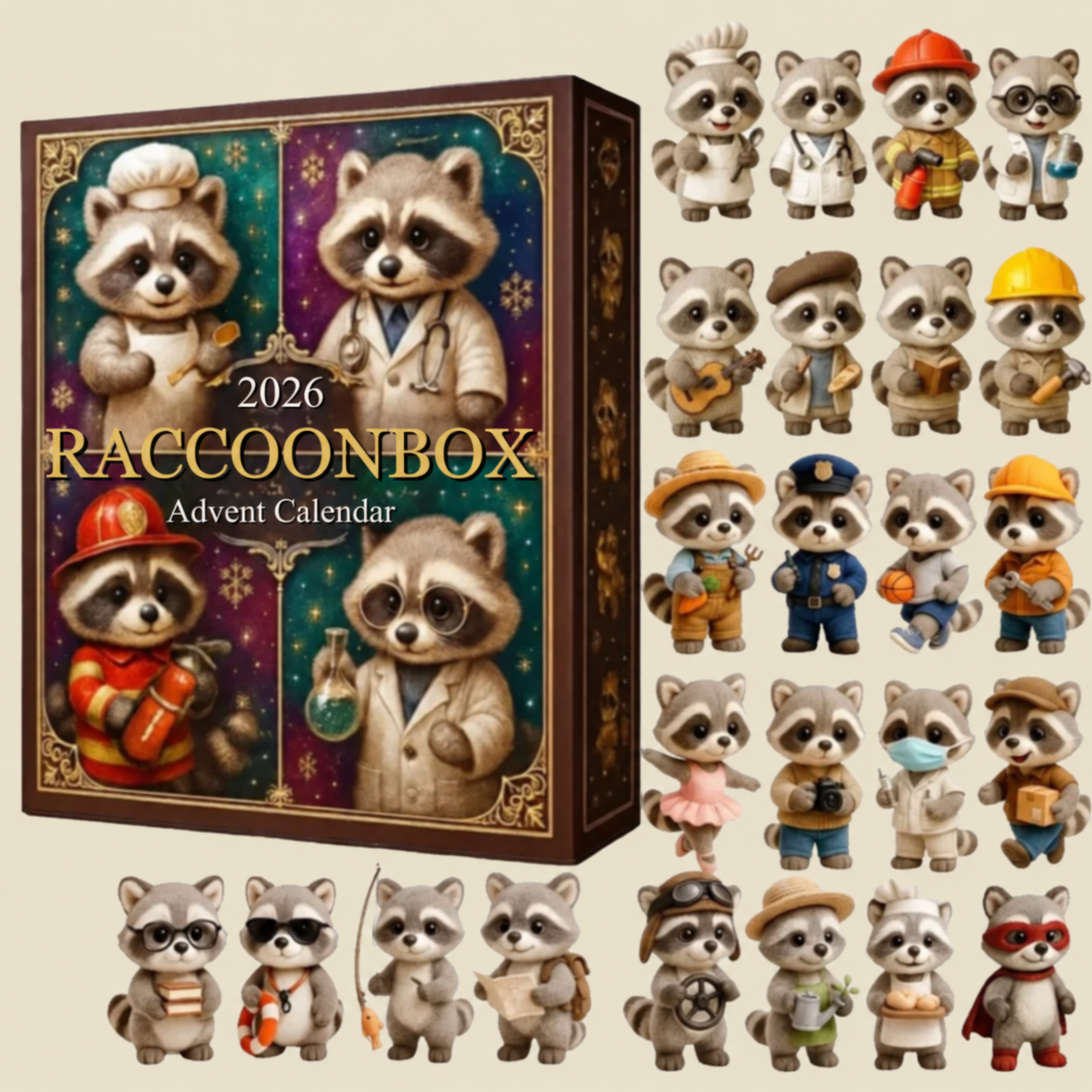 RaccoonBox™ Advent Calendar – 24 Raccoon Surprises – image 4