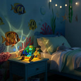 Emerald | Stained-Glass-Style Lamp