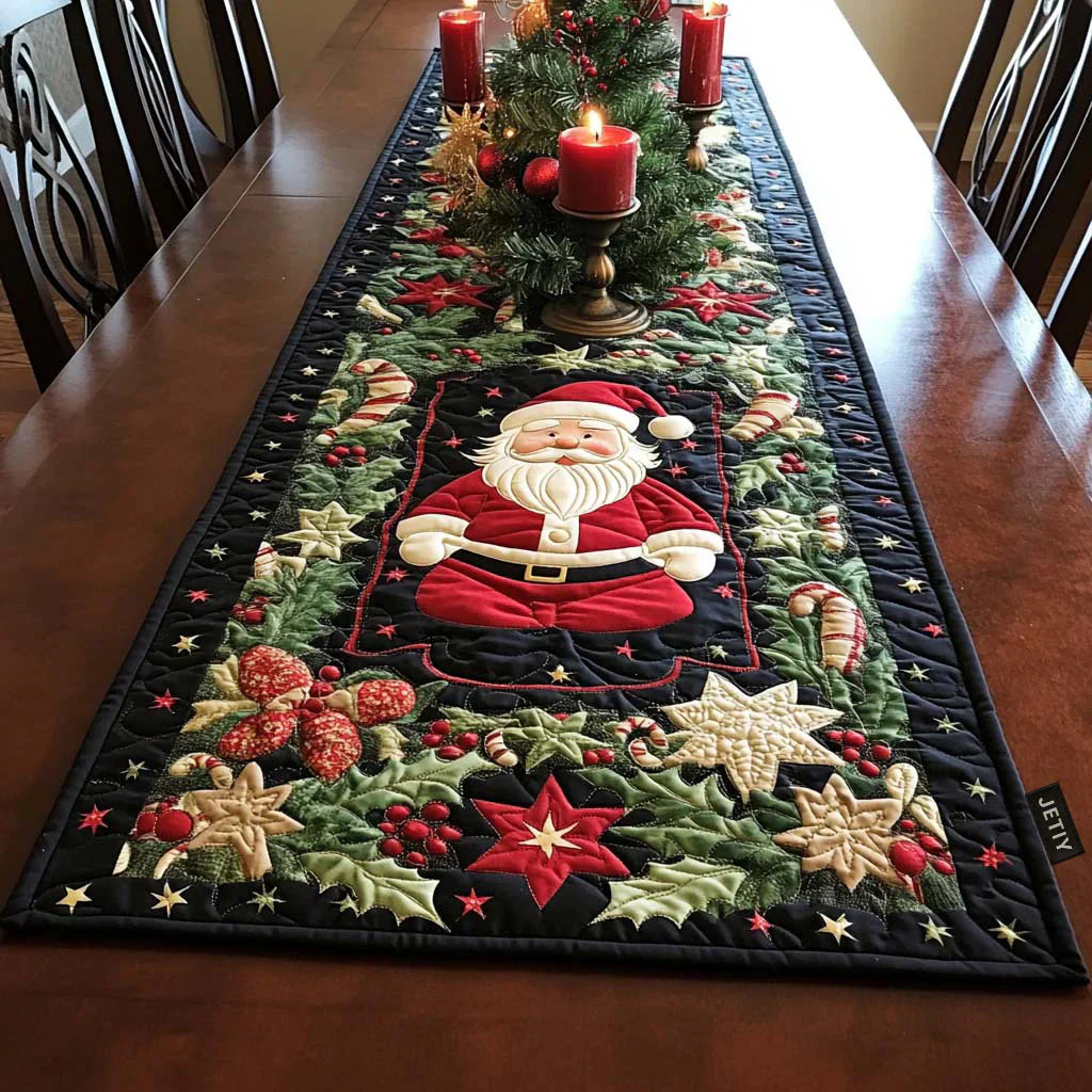 Quilted Table Runner | Arctic Glow