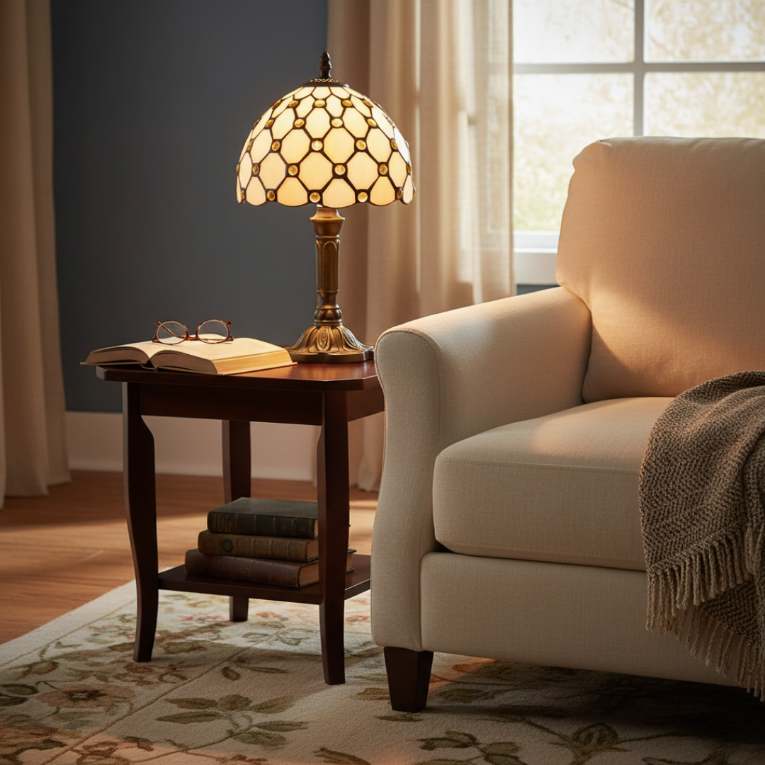 IVORYA | Luxury Baroque Table Lamp, view 2