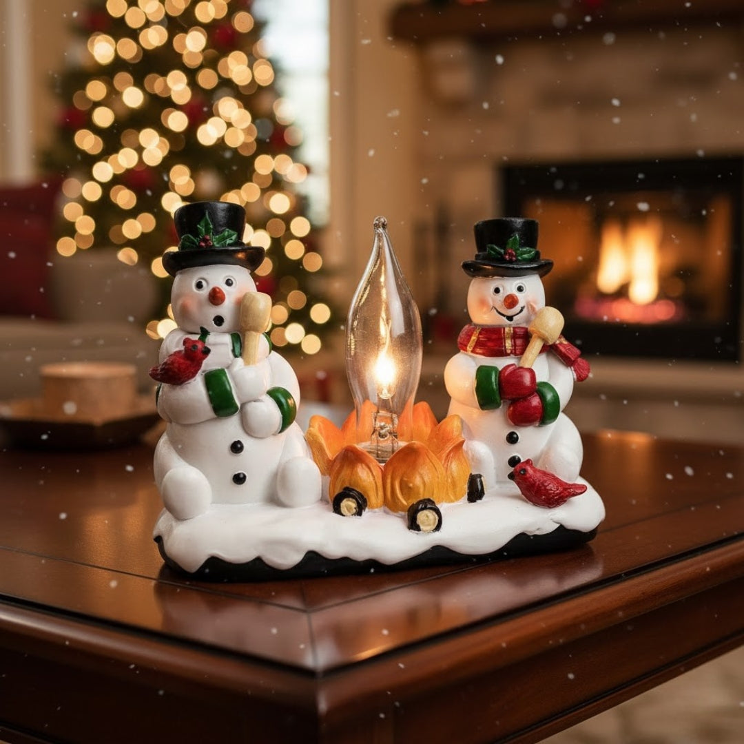 Snowmen Vasa & Stefan | Illuminated Christmas Scene