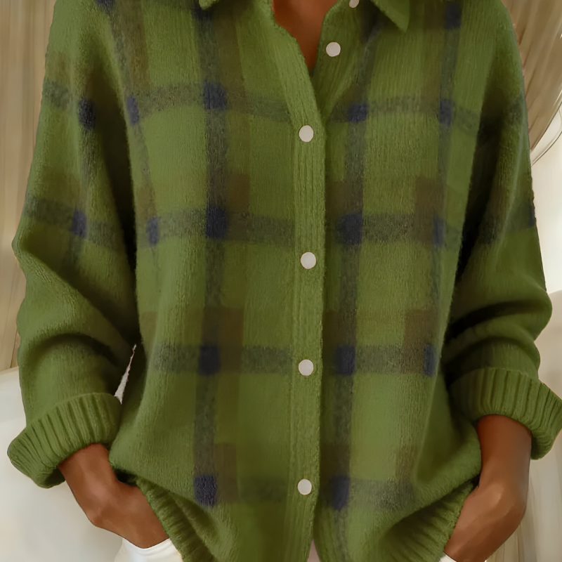 Checked Cardigan – product image 7
