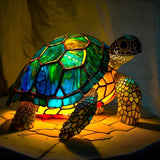 Emerald | Stained-Glass-Style Lamp