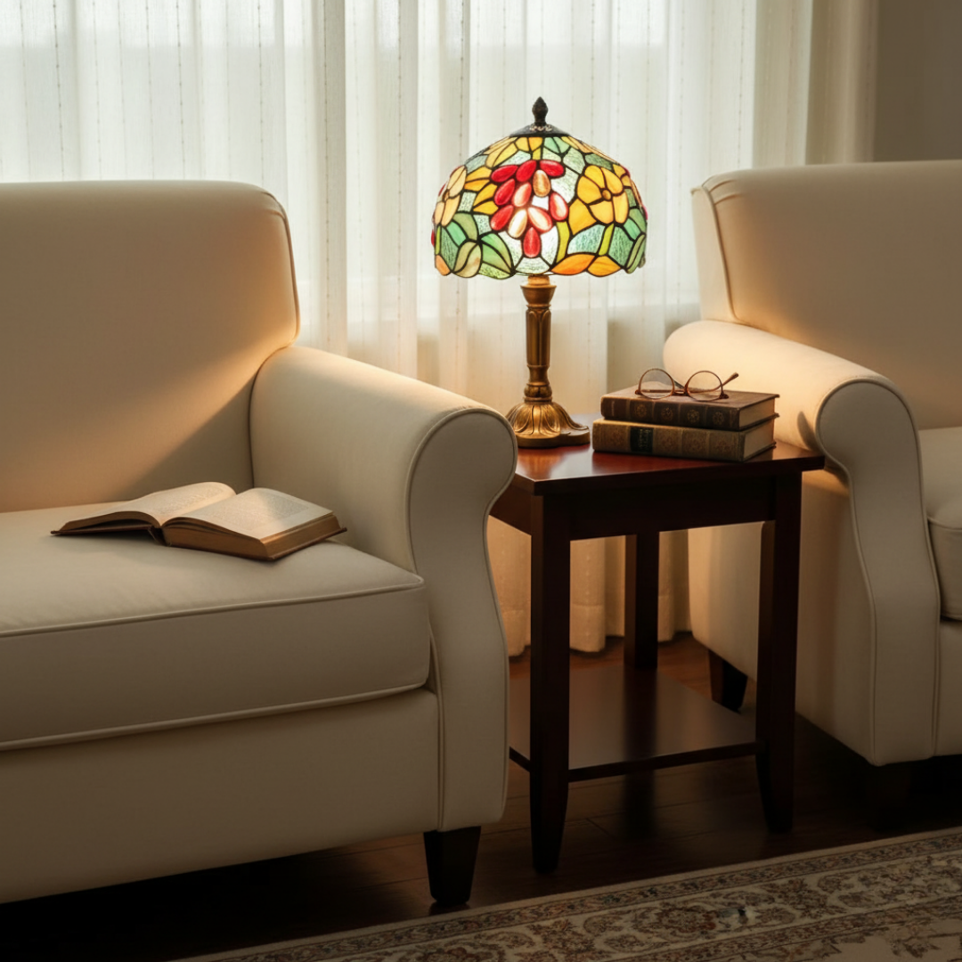 FLORENCIA | Vibrant Stained-Glass Lamp, view 3