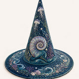 Quilted Witch Hat – Deep-Sea Mermaid in a Dark Coastal Style – product image 1