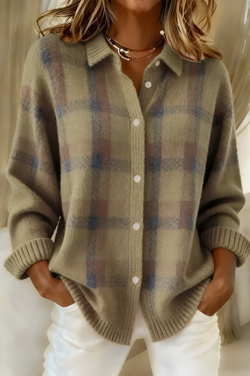 Checked Cardigan – product image 5