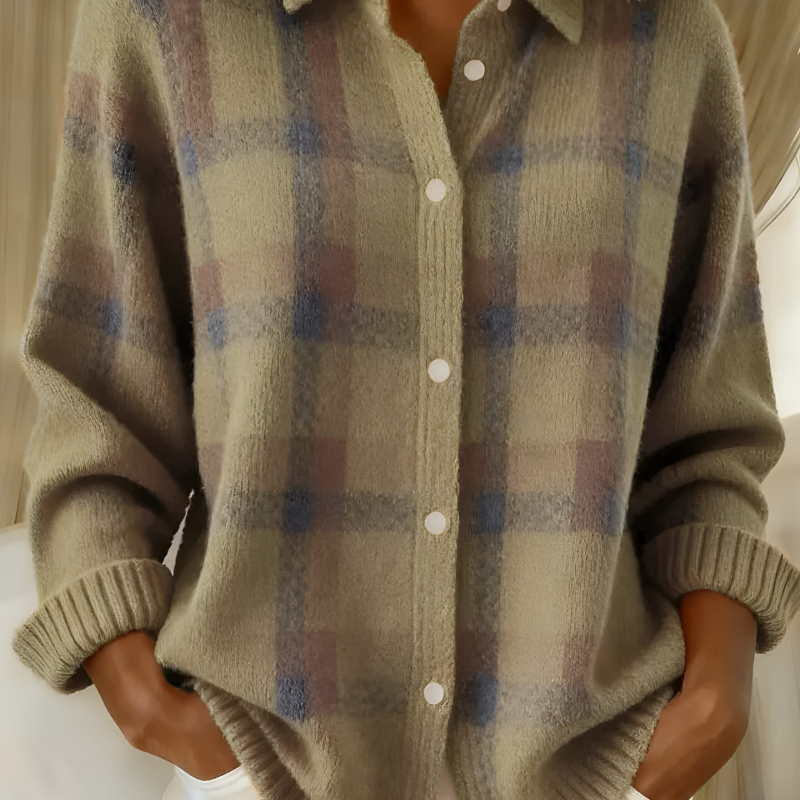 Checked Cardigan – product image 5