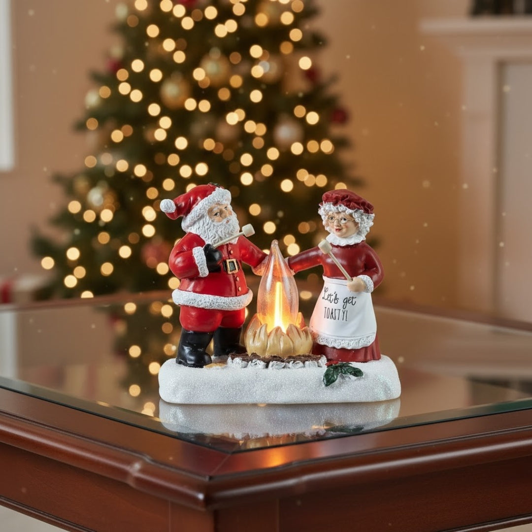 Nikola & Marija | Illuminated Christmas Fireside Scene