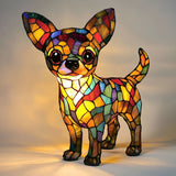 Chihuahua | Stained-Glass-Style Lamp