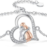 Delicate Dog Motif Necklace, view 2
