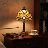 MOSAICRA | Elegant Illuminated Stained-Glass Lamp, view 3
