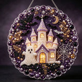 Enchanted Ghost Castle – DIY Diamond Art Hanging Decoration – product image 1