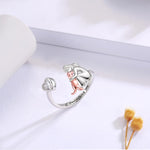 Pink Dog Embrace Ring, view 4