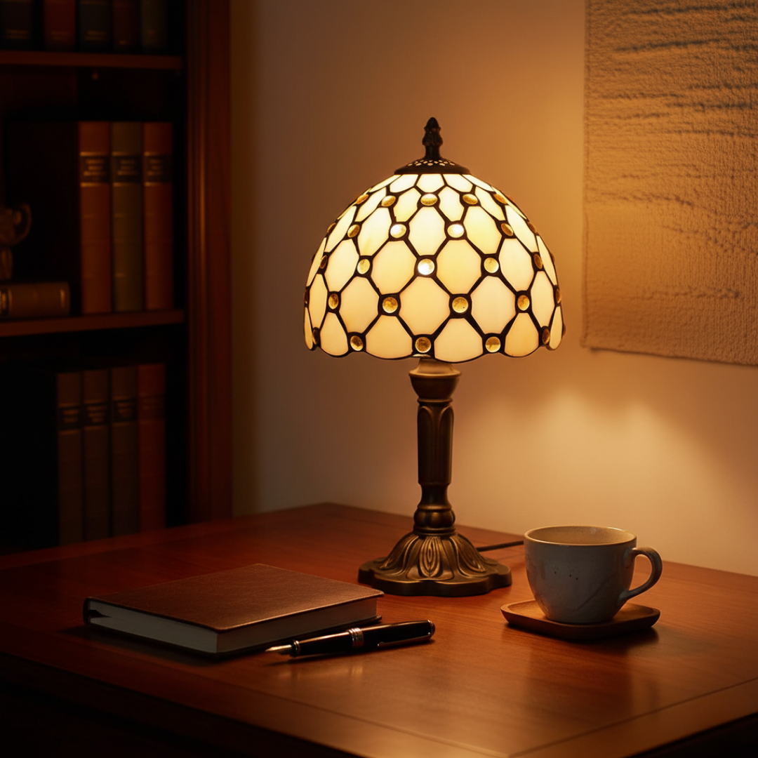 IVORYA | Luxury Baroque Table Lamp, view 3
