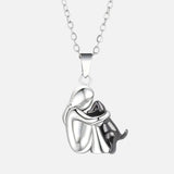 Dog Embrace Necklace, view 3