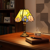 FLORINA | Vibrant Floral Glass Lamp, view 2