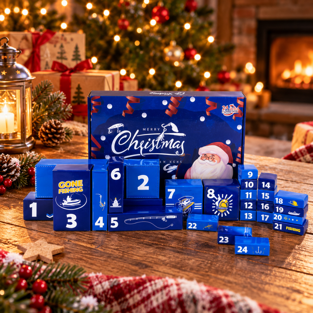 JuleFiske™ Fishing Advent Calendar – 24 Pieces of Tackle – image 1