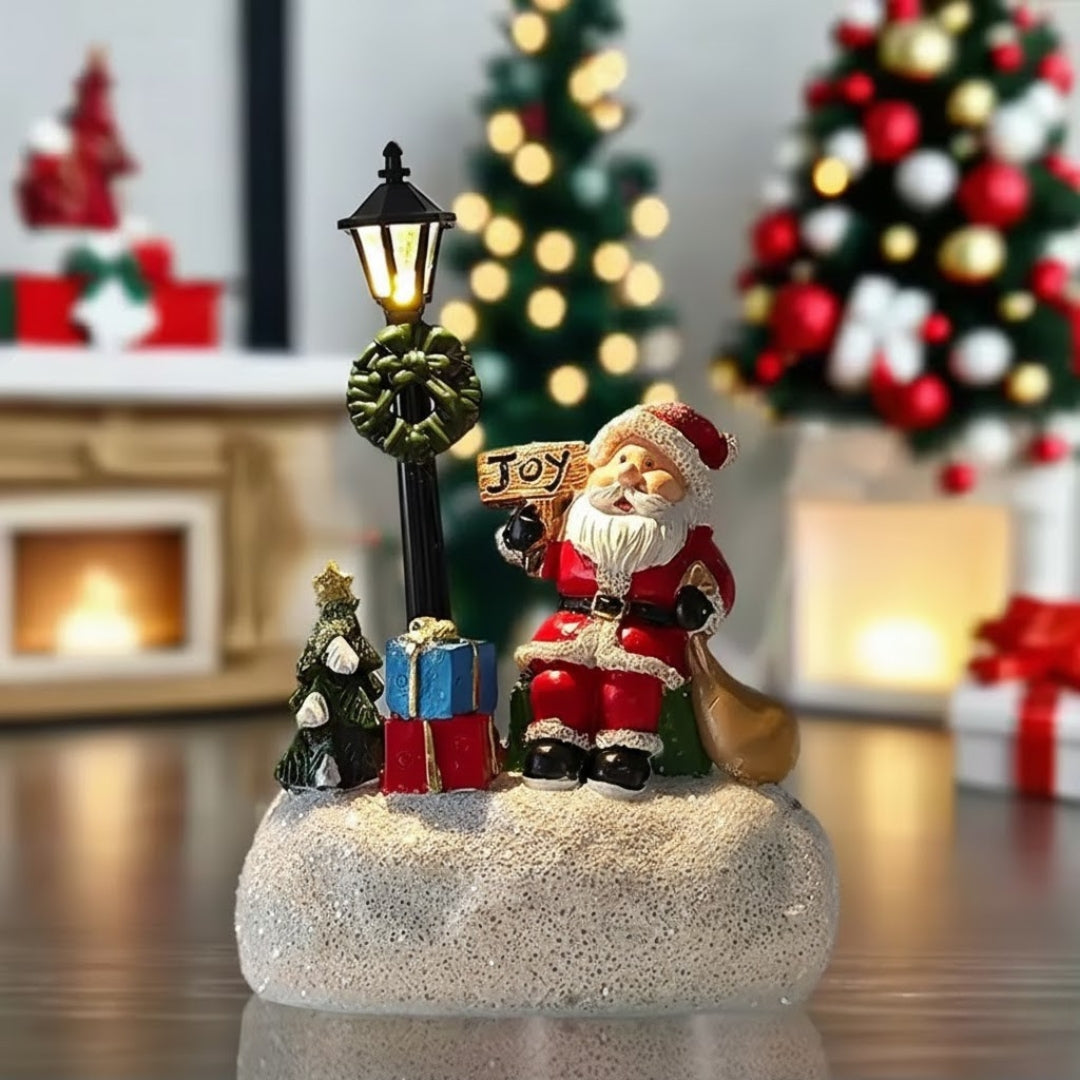 Nikola | Illuminated Christmas Scene by the Lamp