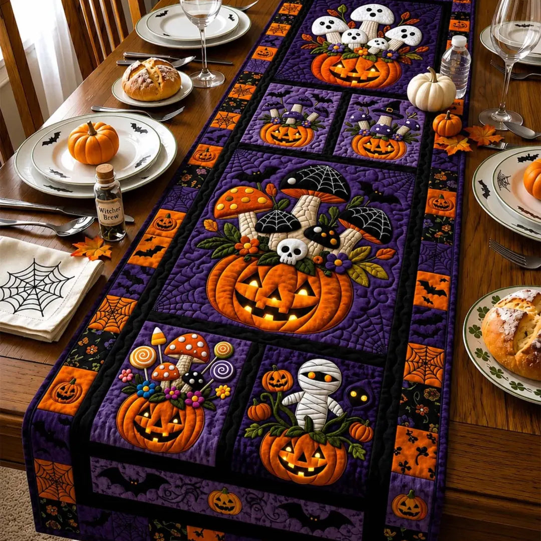 Quilted Table Runner – Cosy Autumn Path – product image 1