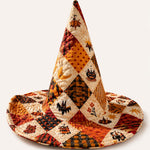 Quilted Witch Hat – Vintage Halloween Patchwork – product image 1